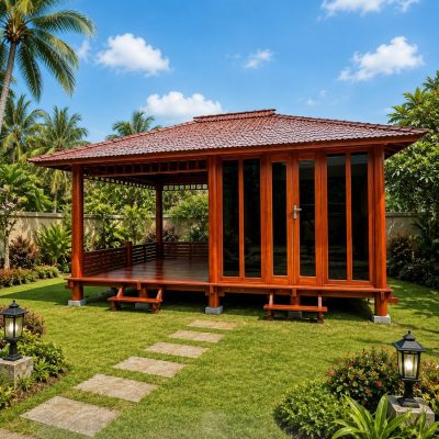 Gazebo Rumah Kayu