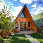 Harga Rumah Segitiga Minimalis Kayu Jati