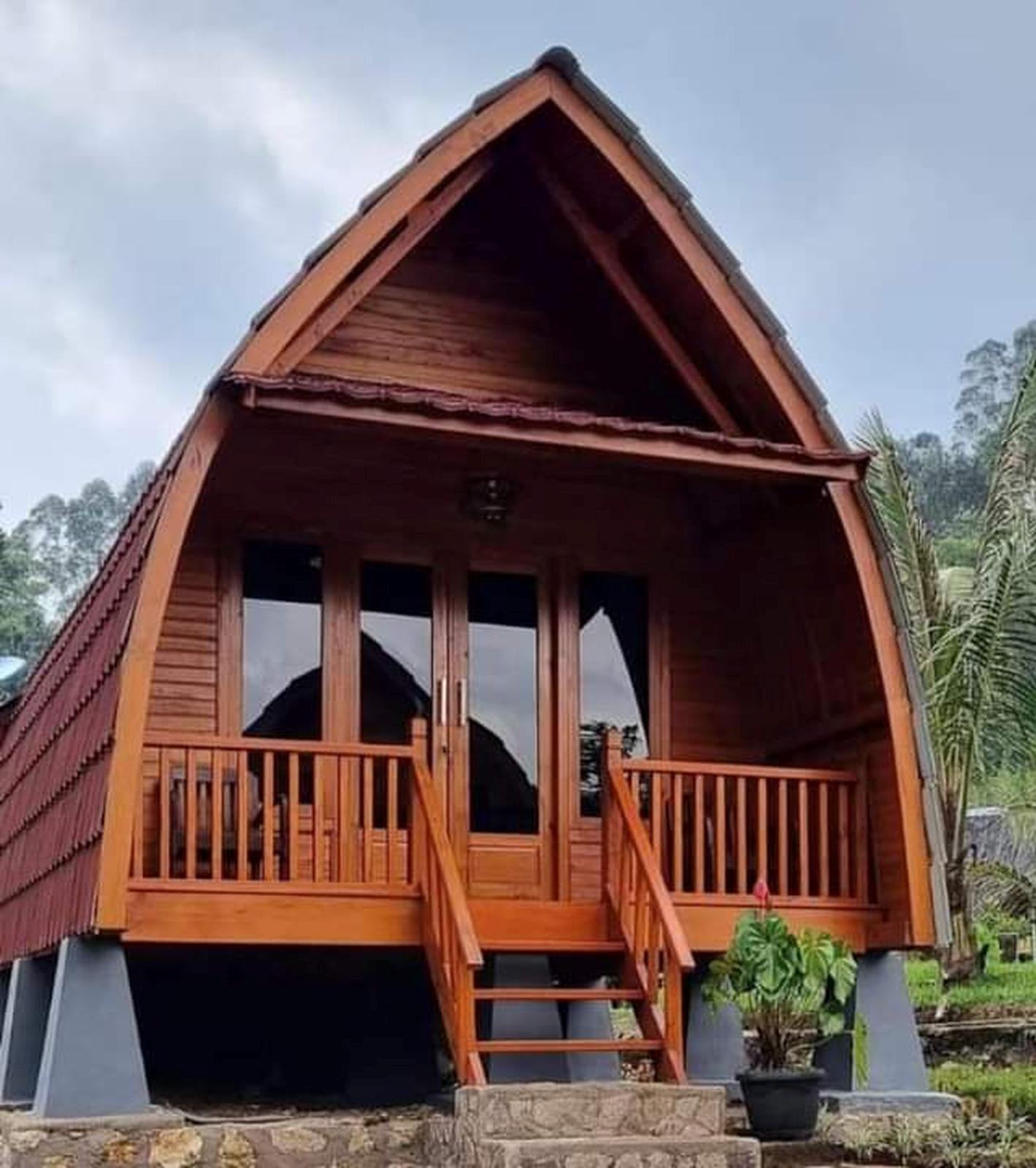 rumah kayu glamping kayu jati jepara